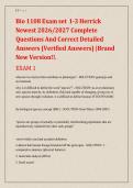 Bio 1108 Exam set 1-3 Herrick  Newest 2026&sol;2027 Complete  Questions And Correct Detailed  Answers &lpar;Verified Answers&rpar; &vert;Brand  New Version&excl;&excl;&period;