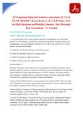 ATI Capstone Maternal Newborn Assessment ACTUAL EXAM 2026&sol;2027 &vert; Exam Form A&comma; B&comma; C & Practice Test &vert; Verified Questions and Detailed Answers &vert; Just Released &vert; Pass Guaranteed - A&plus; Graded