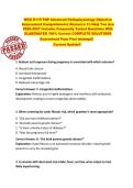 WGU D115 FNP Advanced Pathophysiology Objective  Assessment Comprehensive Resource To Help You Ace  2026-2027 Includes Frequently Tested Questions With  ELABORATED 100&percnt; Correct COMPLETE SOLUTIONS  Guaranteed Pass First Attempt&excl;&excl;  Current Update&excl;&excl;