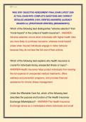 WGU D391 OBJECTIVE ASSESSMENT FINAL EXAM LATEST 2026  ACTUAL EXAM WITH COMPLETE QUESTIONS AND CORRECT  DETAILED ANSWERS &lpar;100&percnt; VERIFIED ANSWERS&rpar; &vert;ALREADY  GRADED A&plus;&vert; &vert;&vert;PROFESSOR VERIFIED&vert;&vert; &vert;&vert;BRANDNEW&excl;&excl;&excl;&vert;&vert; 