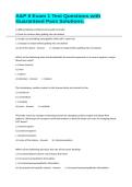 A&P II Exam 1 Test Questions with Guaranteed Pass Solutions&period;