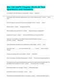 Bio 116 A&P2 Chapter 20&comma;21&comma;22 Test Questions and Answers&period;
