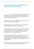 3F5 CDC &vert; 132 QUESTIONS AND ANSWERS &vert; 2026 UPDATE WITH COMPLETE SOLUTION