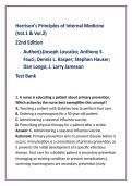 Harrison's Principles of Internal Medicine Nursing Study Guide & Practice MCQ Test Bank
