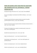 NURS 328 QUIZZES LATEST 2026 PRACTICE QUESTIONS AND ANSWERS WITH FULL RATIONALES &vert; INSTANT DOWNLOAD PDF