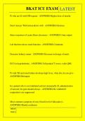 BKAT ICU EXAM  QUESTIONS AND ANSWERS 2026
