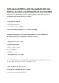 NURS 328 EXAM &num;2 2026 UPDATED EXAM QUESTIONS & ANSWERS WITH DETAILED RATIONALES &vert; INSTANT PDF DOWNLOAD