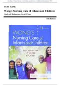 Test Bank - Wong's Nursing Care of Infants and Children 11th Edition &lpar;Hockenberry&comma; 2019&rpar; Chapter 1-34 &vert; All Chapters with Answers and Rationales