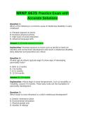 NRNP 6635 Practice Exam with Accurate Solutions 