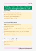 NURS 344 Exam 4 Questions and Correct  Answers&sol; Latest Update &sol; Already Graded