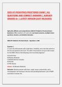 2025 ATI PEDIATRICS PROCTORED EXAM &vert; ALL QUESTIONS AND CORRECT ANSWERS &vert; ALREADY GRADED A&plus; &vert; LATEST VERSION &lpar;JUST RELEASED&rpar;