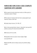 NUR242 MED SURG EXAM 4 2026 COMPLETE QUESTIONS WITH ANSWERS