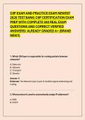 CIIP EXAM AND PRACTICE EXAM NEWEST  2026 TEST BANK&vert; CIIP CERTIFICATION EXAM  PREP WITH COMPLETE 550 REAL EXAM  QUESTIONS AND CORRECT VERIFIED  ANSWERS&sol; ALREADY GRADED A&plus; &lpar;BRAND  NEW&excl;&excl;&rpar;