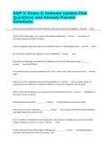 A&P 2&comma; Exam 3&comma; Immune system Test Questions and Already Passed Solutions&period;