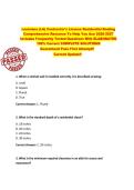 Louisiana &lpar;LA&rpar; Contractor's License Residential Roofing  Comprehensive Resource To Help You Ace 2026-2027  Includes Frequently Tested Questions With ELABORATED  100&percnt; Correct COMPLETE SOLUTIONS  Guaranteed Pass First Attempt&excl;&excl;  Current Update&excl;&excl; 