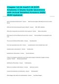 Chapter 14-16 And17-19 ECPI Anatomy 2 Study Guide Questions with Actual Detailed Answers 2025-2026 Updated&period;