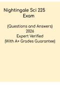Nightingale SCI 225 Study Guide &ndash; Comprehensive Review PDF