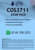 COS3711 EXAM PACK 2026 - DISTINCTION GUARANTEED