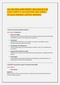 HCA 100 FINAL EXAM NEWEST 2025&sol;2026 ACTUAL EXAM COMPLETE 100 QUESTIONS AND CORRECT DETAILED ANSWERS &lpar;VERIFIED ANSWERS&rpar;
