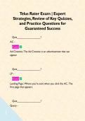 Telus Rater Exam &vert; Expert Strategies&comma; Review of Key Quizzes&comma; and Practice Questions for Guaranteed Success 