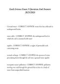 Earth Science Exam 3 Questions And Answers 2025&sol;2026