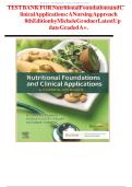 TEST BANK FOR Nutritional Foundations and Clinical Applications&colon; A Nursing Approach 8th Edition by Michele Grodner Latest Update Graded A&plus;&period;