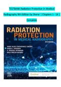TEST BANK Radiation Protection in Medical Radiography 9th Edition by Sherer &vert; Complete Chapters 1&ndash;14 &vert; Verified Questions and Correct Answers &vert; Latest 2026 Update &vert; A&plus; Guaranteed Pass