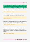 NURS 344 Exam 4 Questions and Correct  Answers&sol; Latest Update &sol; Already Graded 