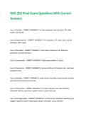 NSG 202 Final Exam Questions With Correct Answers
