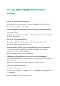 NSG 202 exam 3 questions with correct answers