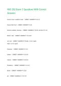 NSG 202 Exam 1 Questions With Correct Answers&period;
