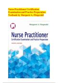 Nurse Practitioner Certification   Examination and Practice Preparation   Testbank by Margaret A&period; Fitzgerald 