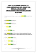 NHA CBCS BILLING AND CODING STUDY GUIDE&vert;QUESTIONS AND 100&percnt; CORRECT WELL DETAILED ANSWERS&vert;LATEST UPDATE&excl;&excl;&excl;&excl;&excl;2026&vert;GUARANTEED PASS&vert;GRADED A&plus;&vert;VERIFIED