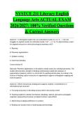 NYSTCE 211 Literacy English Language Arts ACTUAL EXAM 2026&sol;2027&colon; 100&percnt; Verified Questions & Correct Answers
