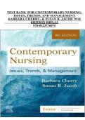 Contemporary Nursing &ndash; Lecture Notes&comma; Practice Questions&comma; and Summaries