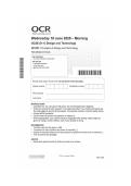 OCR GCSE &lpar;9-1&rpar; Design and Technology J310&sol;01&colon; Principles of Design & Technology - FULL Past Paper Pack &lpar;QP &plus; Mark Scheme &plus; Insert&rpar;2025