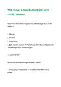 WSET Level 2 Award Mock Exam with correct answers