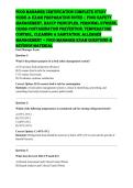 Food Manager Certification Complete Study Guide & Exam Preparation Notes &vert; Food Safety Management&comma; HACCP Principles&comma; Personal Hygiene&comma; Cross-Contamination Prevention&comma; Temperature Control&comma; Cleaning & Sanitation&comma; Allergen Management &plus; Food Manager Exam Ques