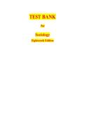 Test Bank&colon; Sociology &lpar;18th Edition&rpar; &ndash; John J&period; Macionis