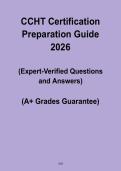 CCHT Certification Preparation Guide 2026 &vert; Dialysis Tech Exam