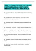 NUR2755 EXAM 2 MULTIDIMENSIONAL CARE IV ACTUAL EXAM EXAM SCRIPT SOLVED QUESTIONS 2026 GUARANTEED TO PASS&period;