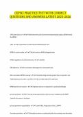 CEPSCI PRACTICE TEST WITH CORRECT QUESTIONS AND ANSWERS LATEST 2025-2026