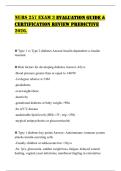 NURS 257 EXAM 3 EVALUATION GUIDE & CERTIFICATION REVIEW PREDICTIVE 2026&period;
