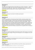 HIST 502&vert;Module 5 Quiz History and Progress The 18th and 19th Centuries&vert; Updated