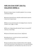 NURS 306 EXAM SCRIPT 2026 FULL EVALUATION VERIFIED A&plus;