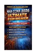 NHA CCMA 2026 ULTIMATE EXAM BREAKER A&plus; GRADE ASSURED 100&percnt; VERIFIED DOMAIN BY DOMAIN BREAKDOWN WITH CORRECT RATIONALES&excl;&excl;&excl;&excl;&excl;NEW LATEST UPDATE&excl;&excl;&excl;&excl;&excl;&excl;