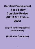 CP-FS Food Safety Certification 2026 &vert; NEHA 3rd Edition Review