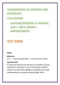Martini A&P Test Bank &mdash; Fundamentals of Anatomy & Physiology &lpar;12th Ed&period;&rpar; &vert; 20 NCLEX-Style MCQs&sol;Chapter &vert; Nursing Test Bank 2026