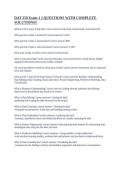 DAT 250 Exam 1 &vert;&vert; QUESTIONS WITH COMPLETE SOLUTIONS&excl;&excl;