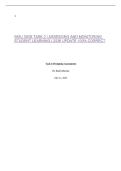 WGU D638 TASK 2 &vert; ASSESSING AND MONITORING STUDENT LEARNING &vert; 2026 UPDATE 100&percnt; CORRECT